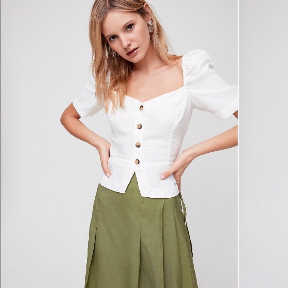 Aritzia Wilfred Janine Blouse - size S